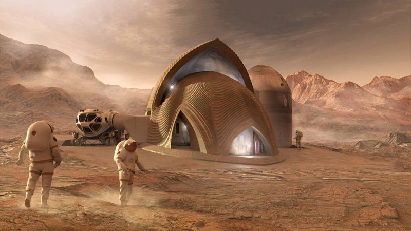 Строительство будущего: дом на Марсе из местных материалов – уже не фантастика, хотя еще и не реальность