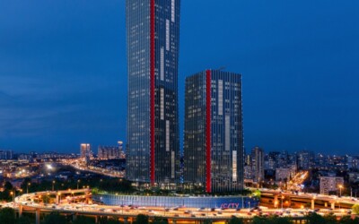 Объем бетона для строительства 15-этажного дома был уложен за 2 дня в фундамент небоскребов iCITY