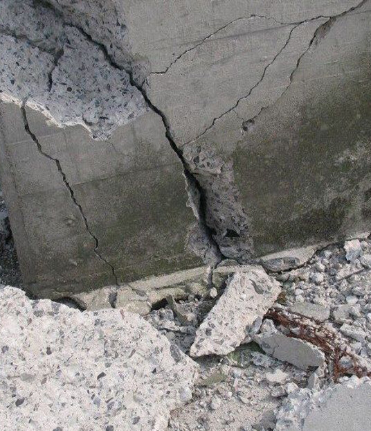 Ученые нашли новый способ обнаружения реакции, вызывающей трещины в бетоне